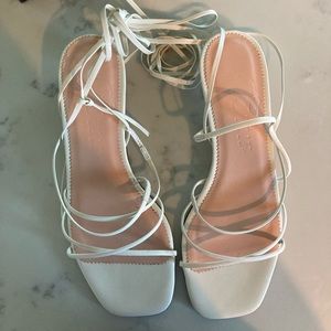 J crew strapped leather sandal never worn